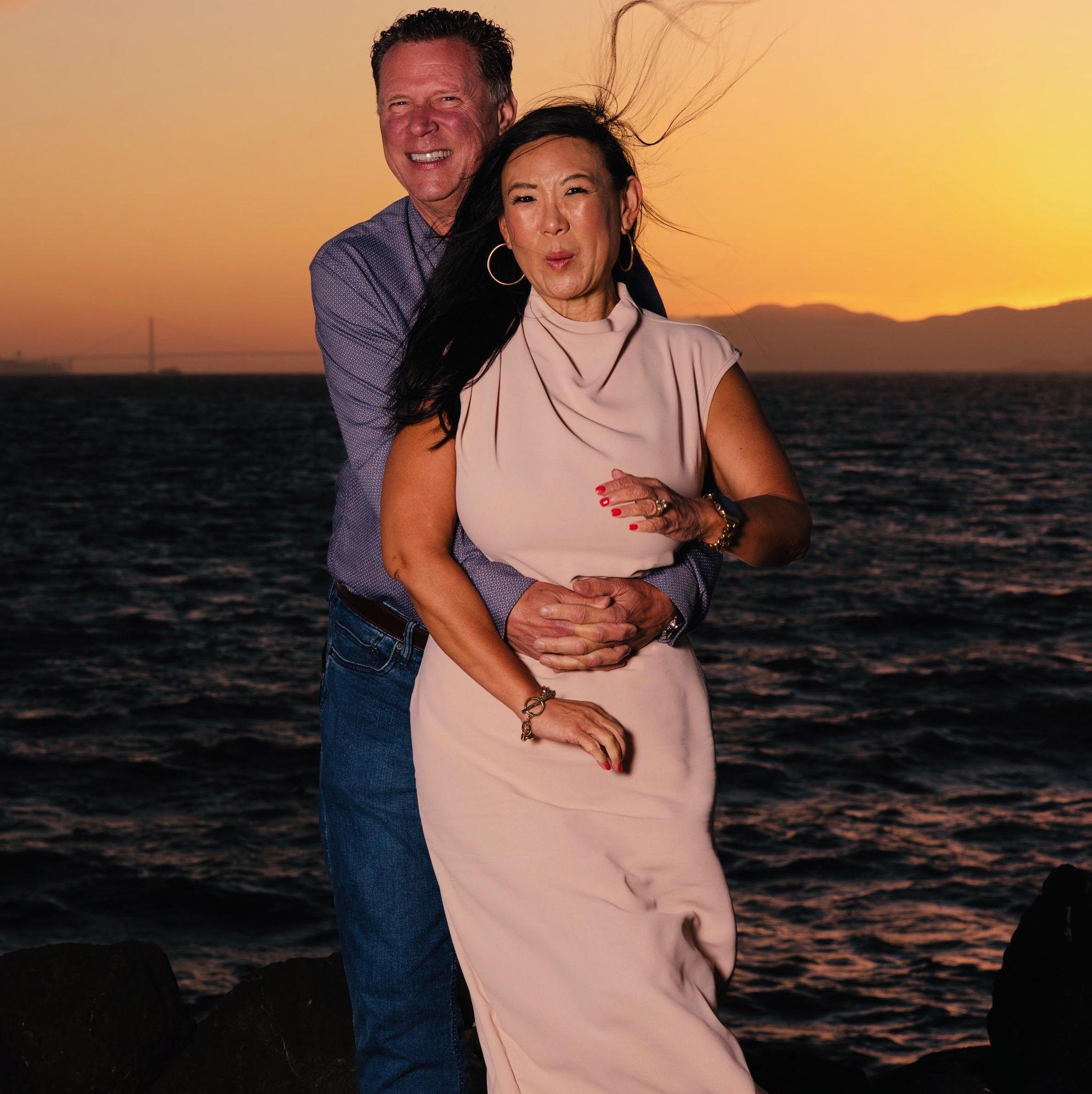 gone with the wind at our engagement photo shoot!