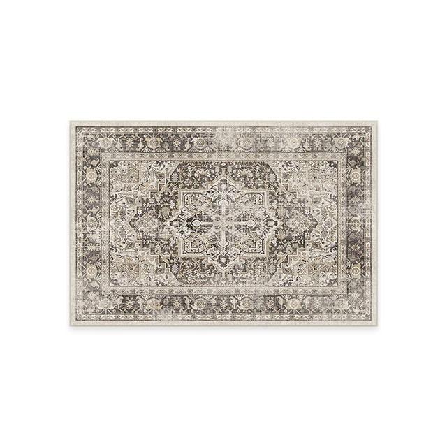 Ruggable Kamran Washable Rug - Perfect Vintage Area Rug for Living Room Bedroom Kitchen - Pet & Child Friendly - Non-Toxic - Stain & Water Resistant - Hazel 2'x3' (Cushioned Pad)