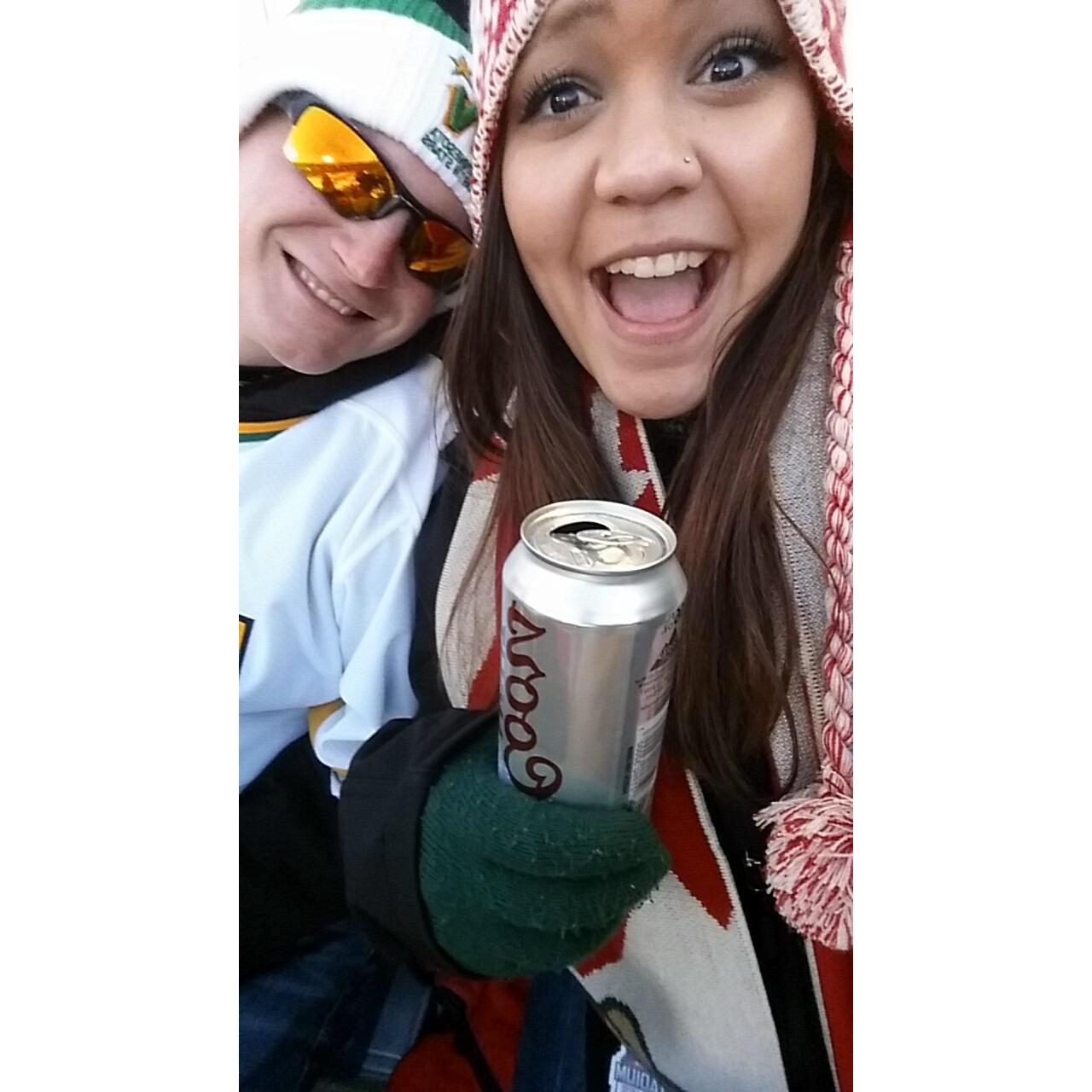 Stadium Serious! Wild vs. Blackhawks. Best time ever!