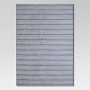Pattern Stripe Blue Outdoor Rug - 7'x10' - Threshold™