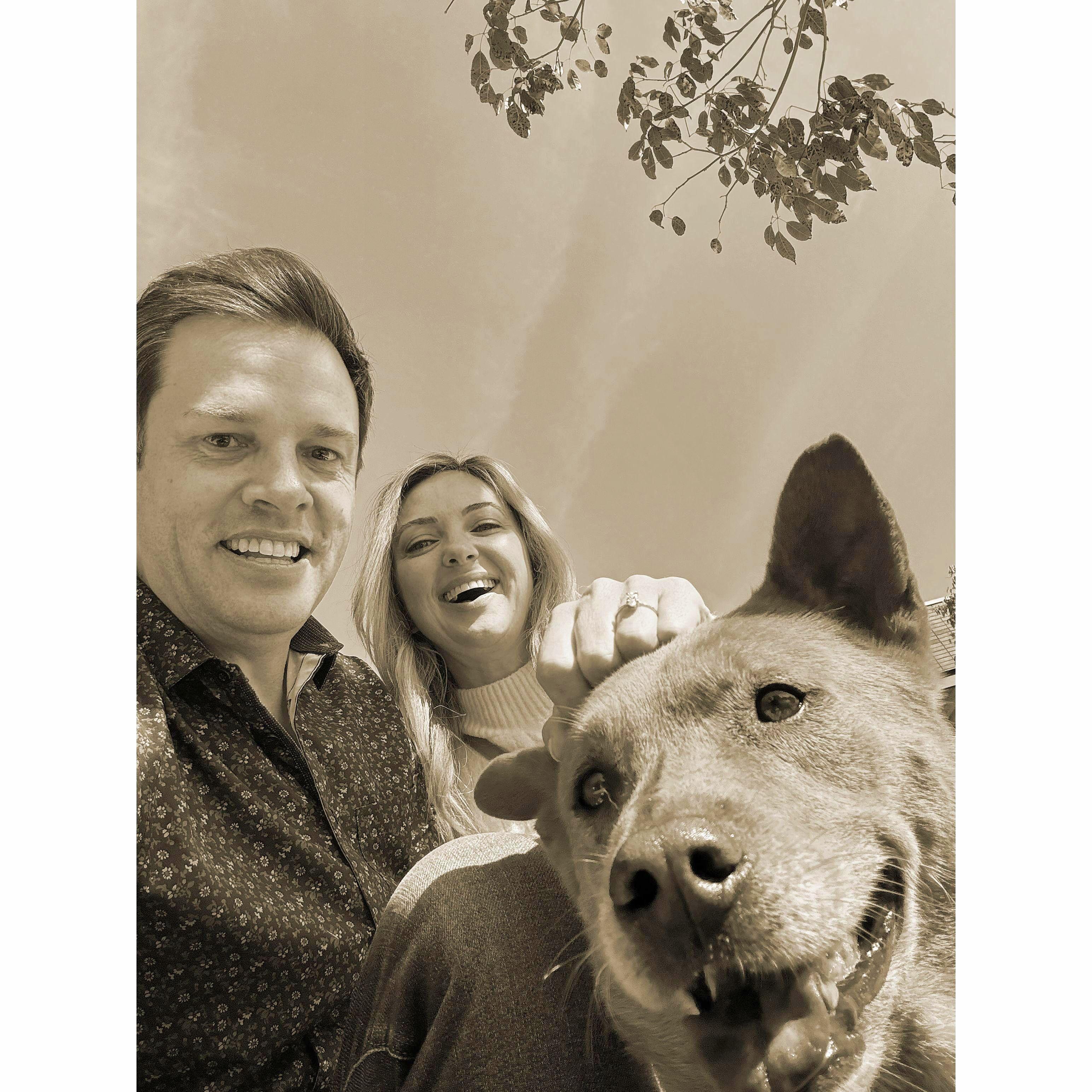 Sadie and Jac said yes to spending their lives with Rob!