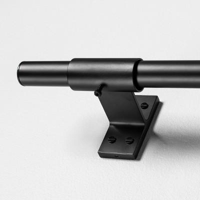 84" Curtain Rod Matte Black - Hearth & Hand™ with Magnolia