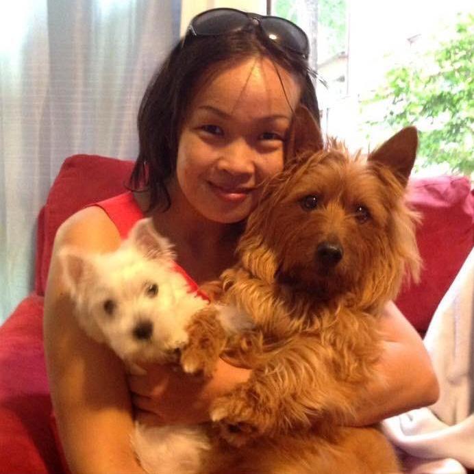 Our bundle of joy,  Snowbell and Twinkie