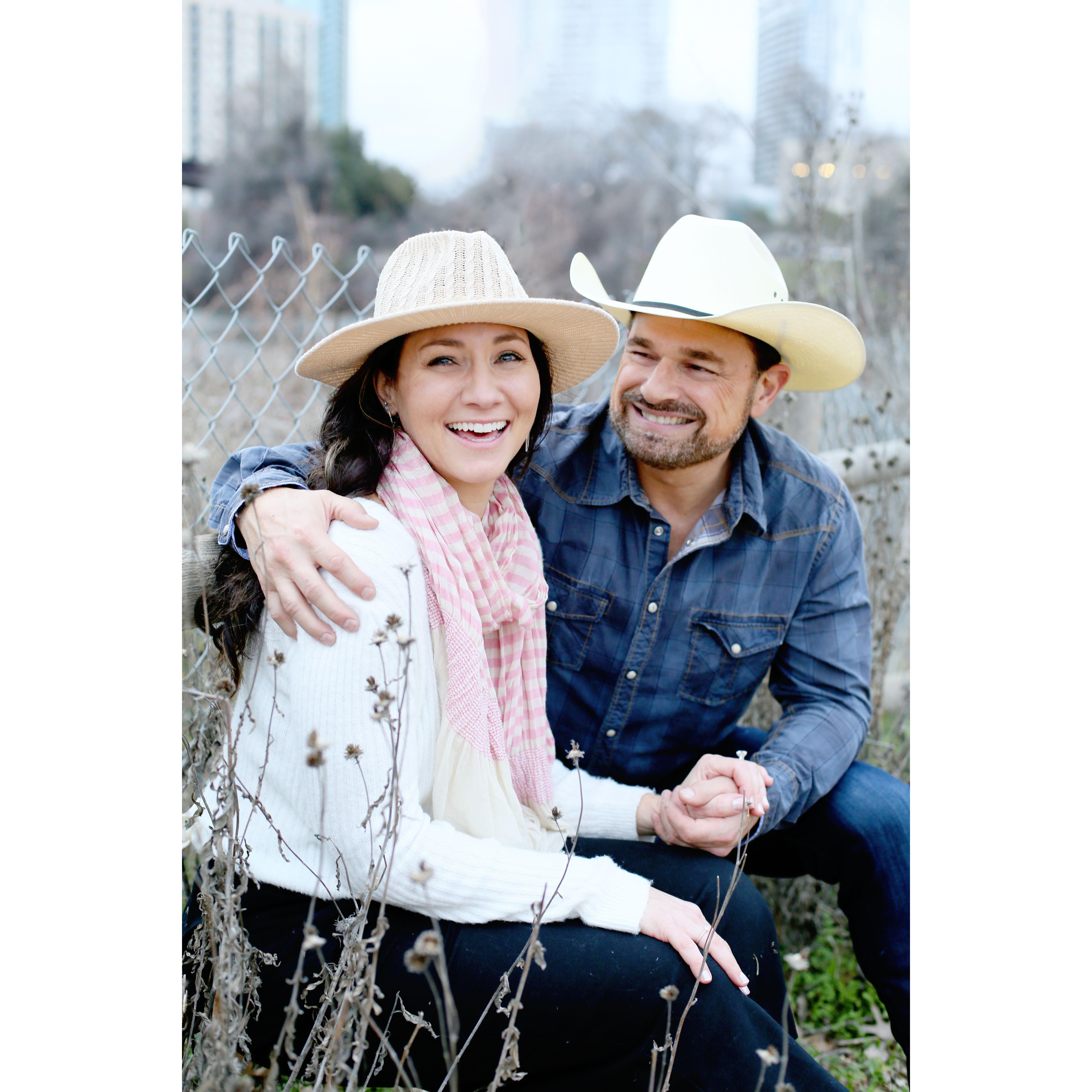 Downtown Austin is a special place for us. We had our first date here and have created many memories roaming around Lady Bird Lake on our bikes.