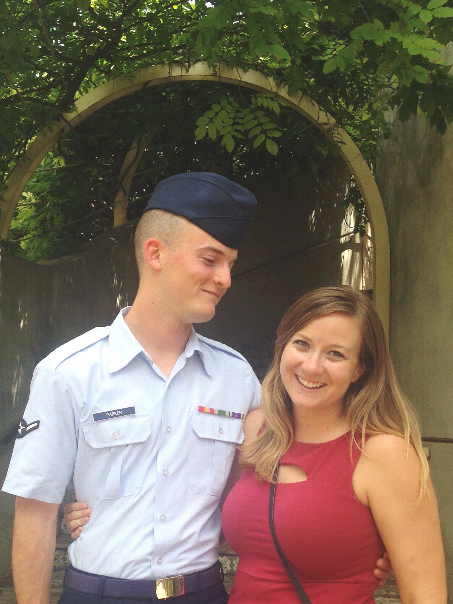 Payton’s basic training graduation in San Antonio, TX (July 2015)