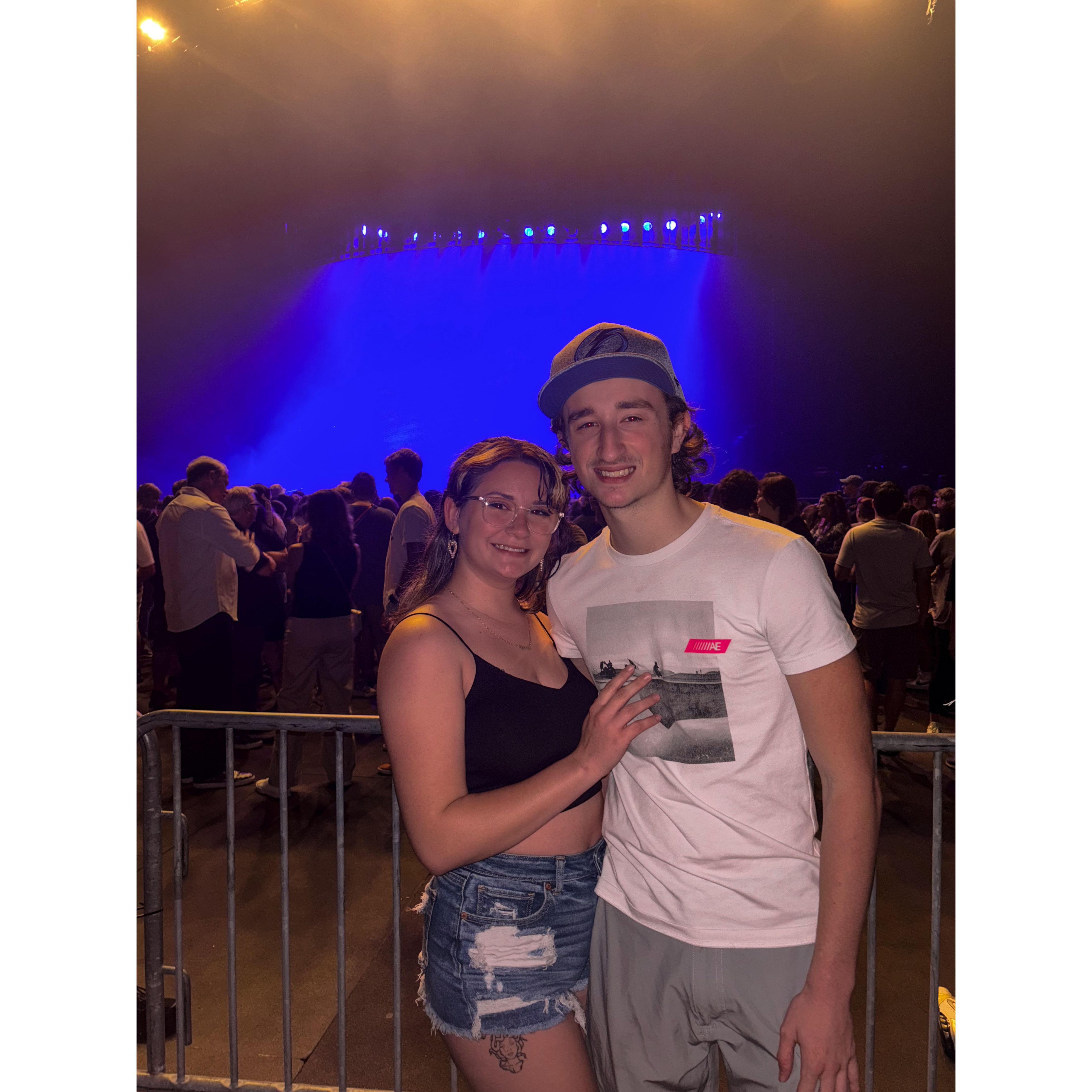 Carson's first concert, AJR