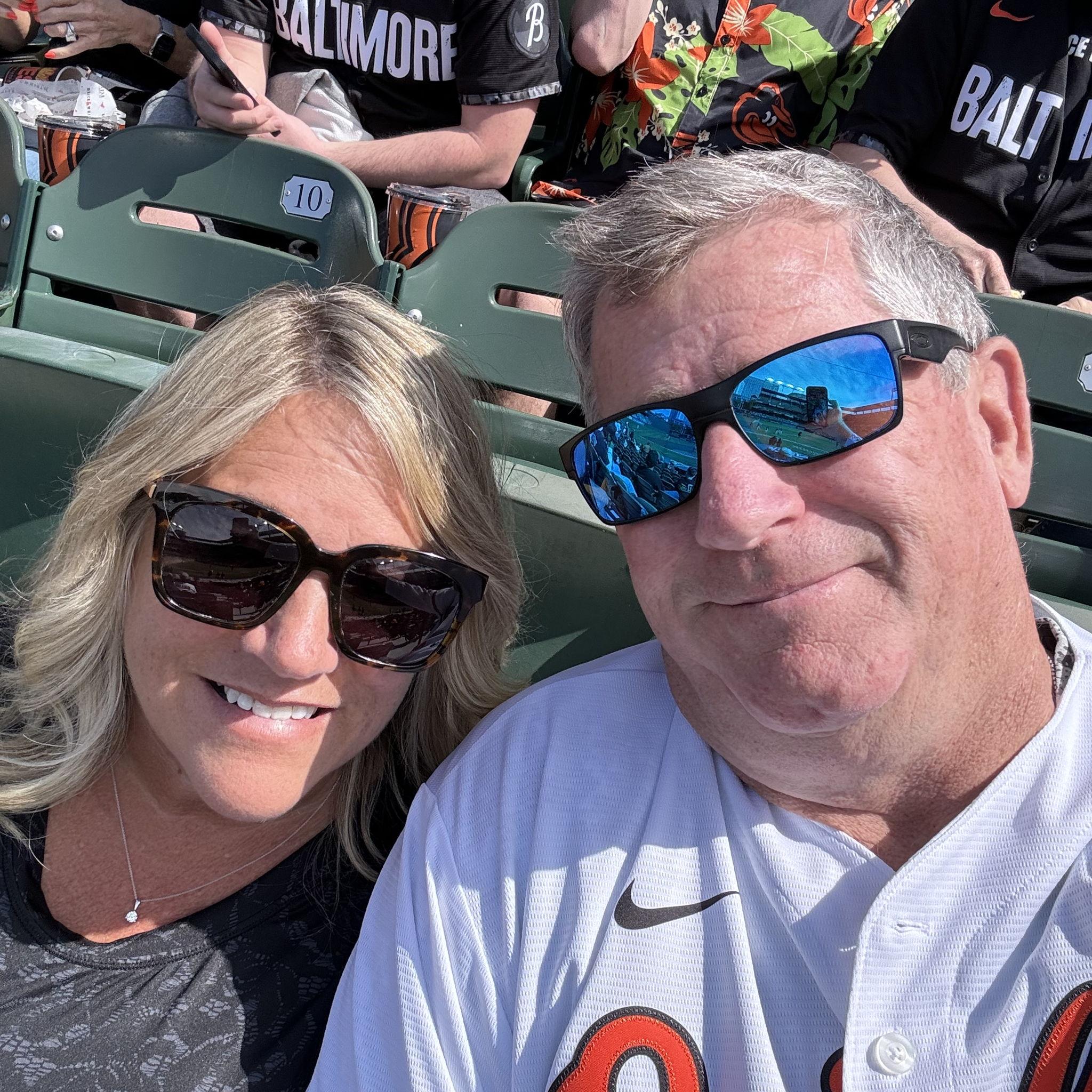 The O's are our favorite baseball team.