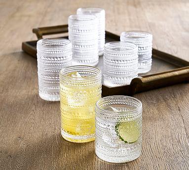 Jupiter Hobnail Drinking Glasses