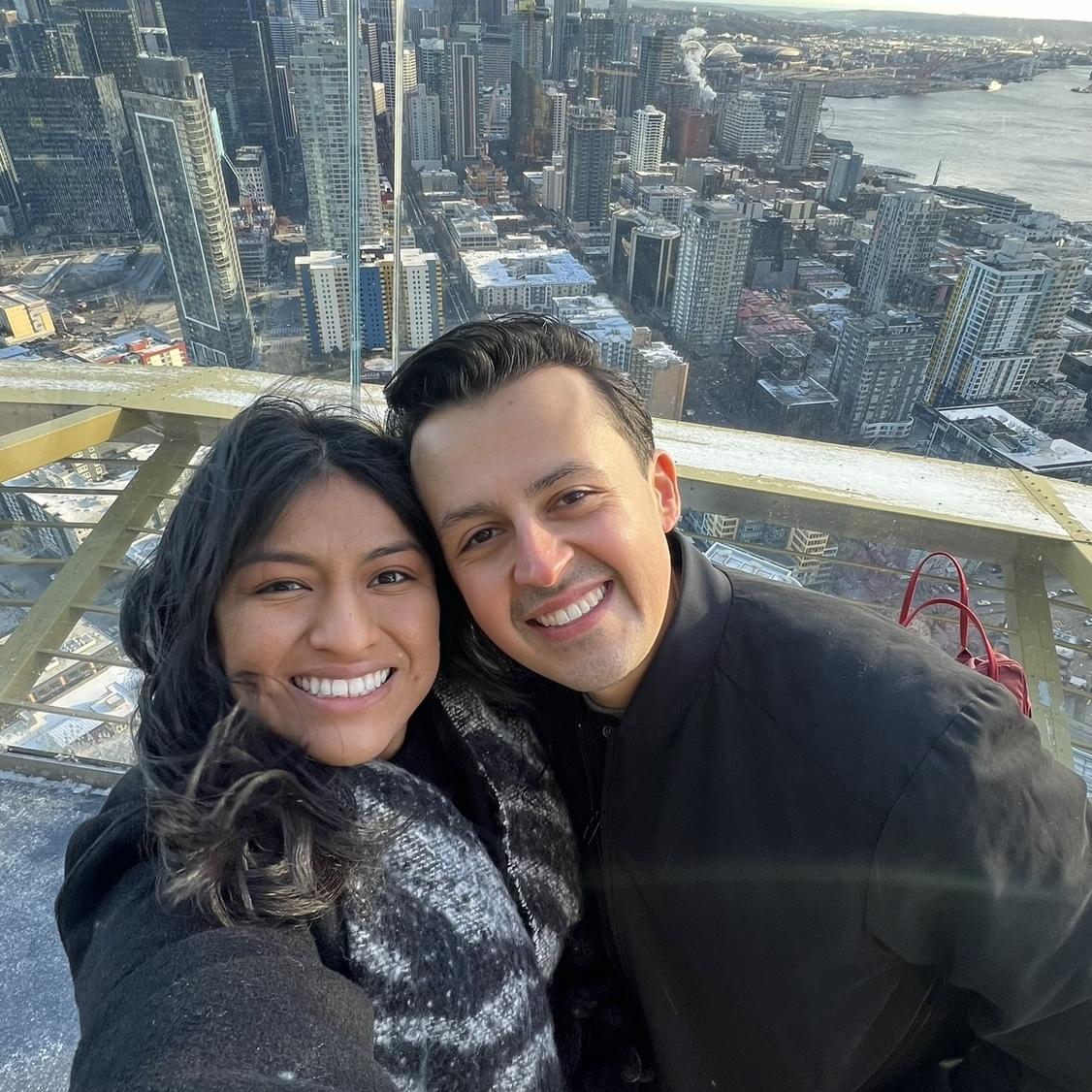 Views from the Space Needle. Thank you Southwest Companion Pass!