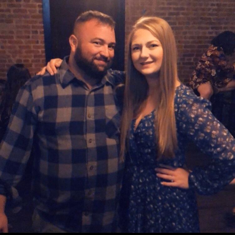 Kicking it at our friend's reception.