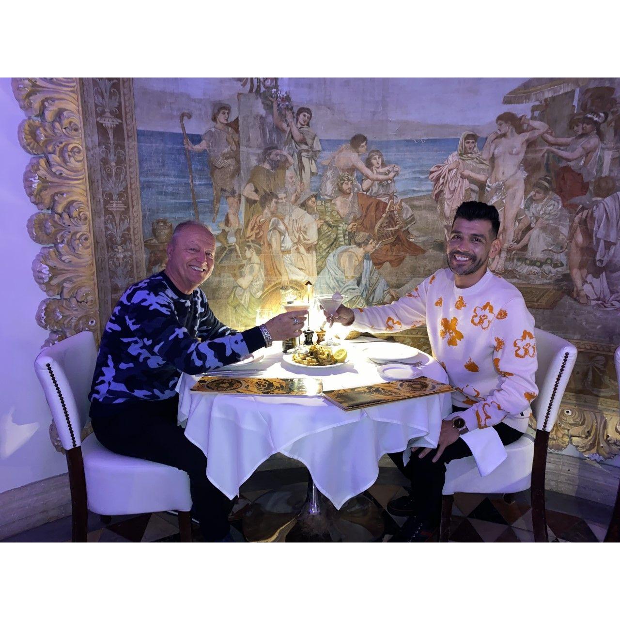 The night we got engaged at the Versace Mansion (Miami, Fl. 2022)