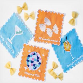 Italian Cocktail Napkin, Set of 4