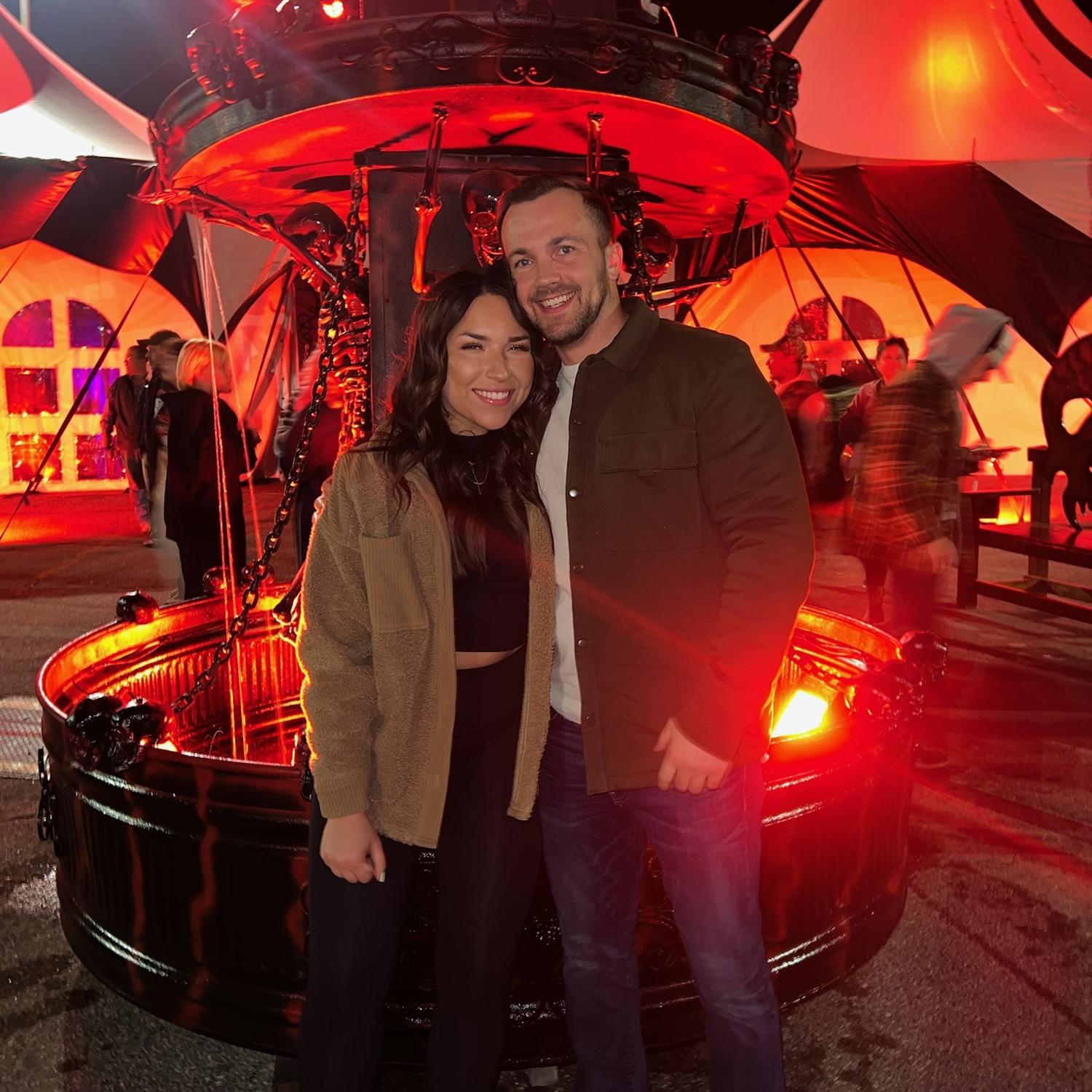 Our first time seeing Cirque De Soleil - lucky enough for us, it was a horror made themed - right up our alley!!