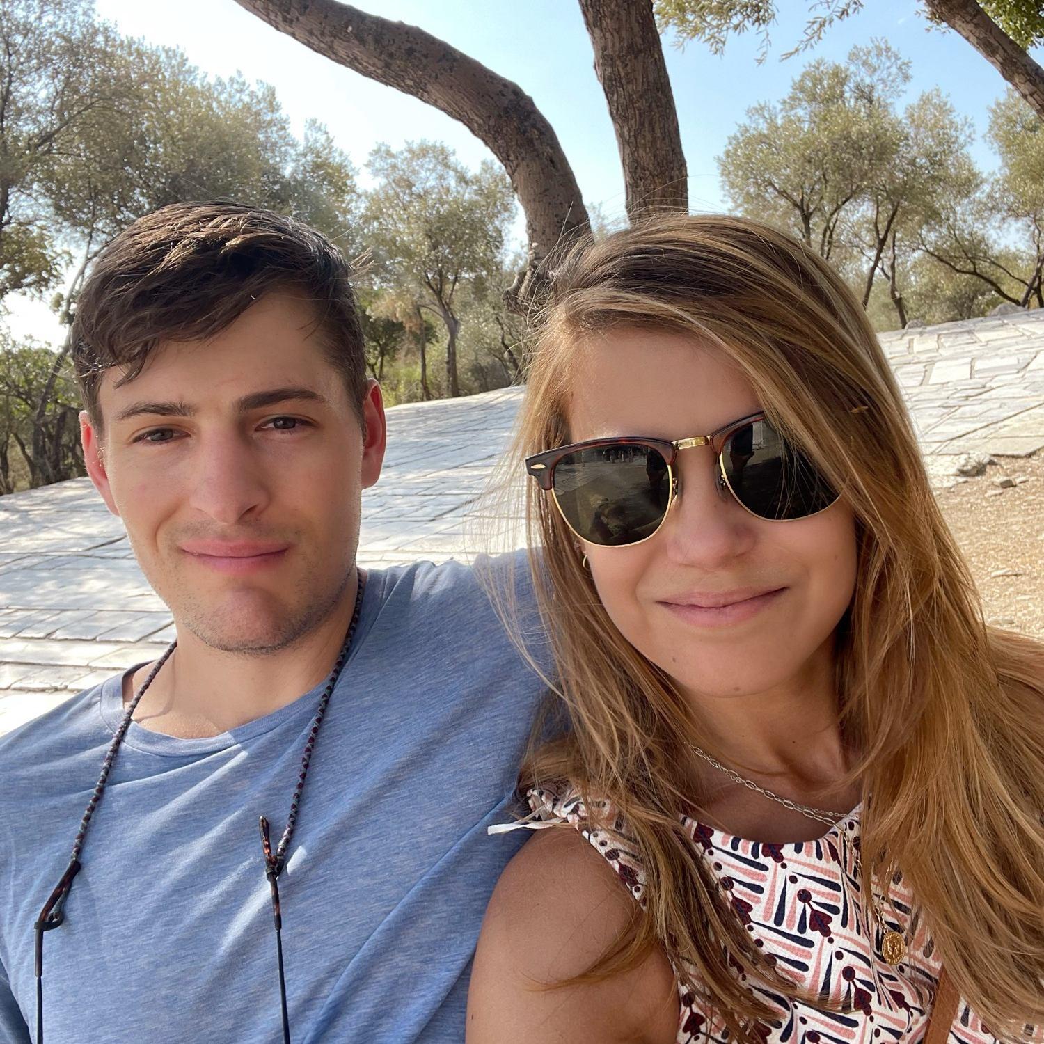 Pre-ruins Athens selfie