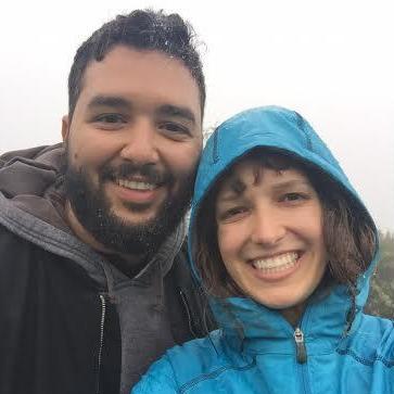 Hiking in the rain in Ojai