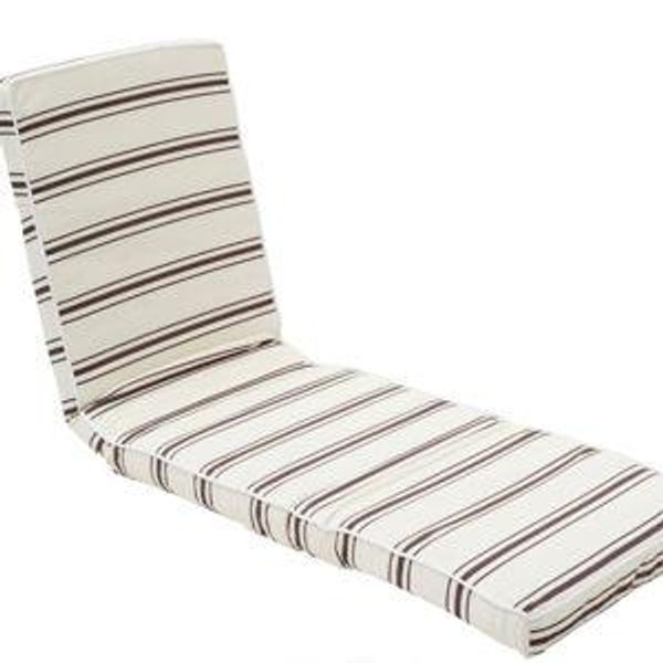 The Lounger Chair | Charcoal Stripe