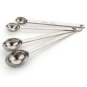 RSVP Endurance® 4-Piece Stainless Steel Long Handle Measuring Spoon Set