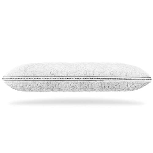 Nestl Gel-Infused Memory Foam Pillow | Shredded Memory Foam Body Pillow | Cooling Pillow Cover | CertiPUR US Approved | Full Body Pillow, 20” x 54”