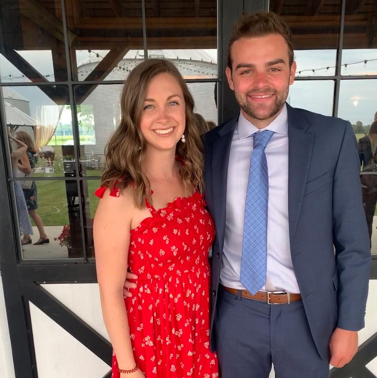 Our first time attending a wedding together