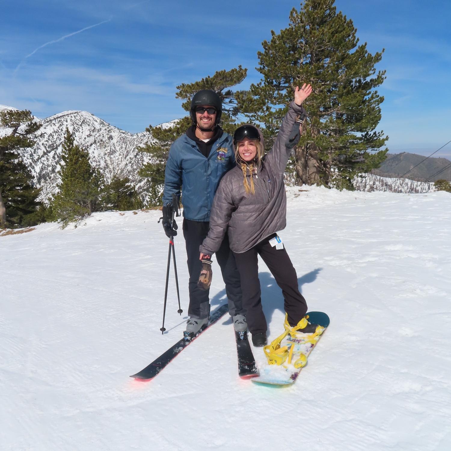 Mt Baldy boarding for Valentines Day