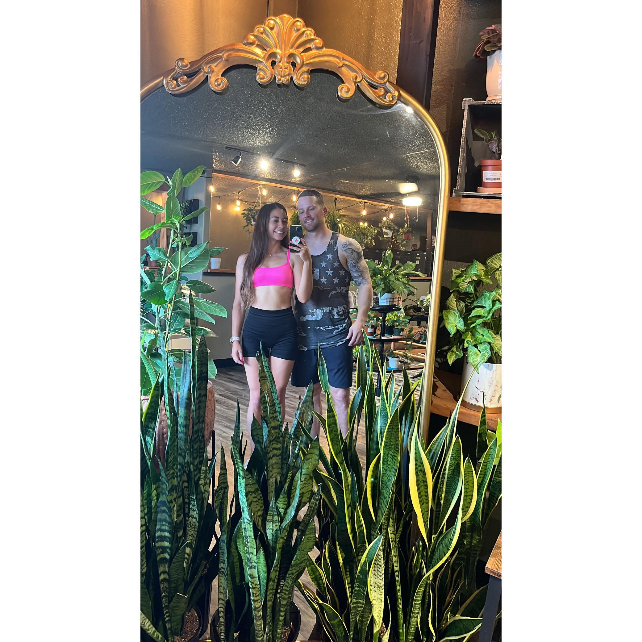 Our very first picture together.