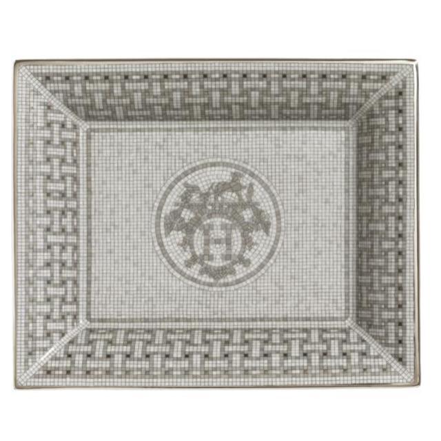 Hermes Mosaique au 24 Platinum Change Tray