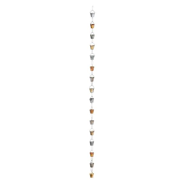96" H Metal Rain Chain - Evergreen