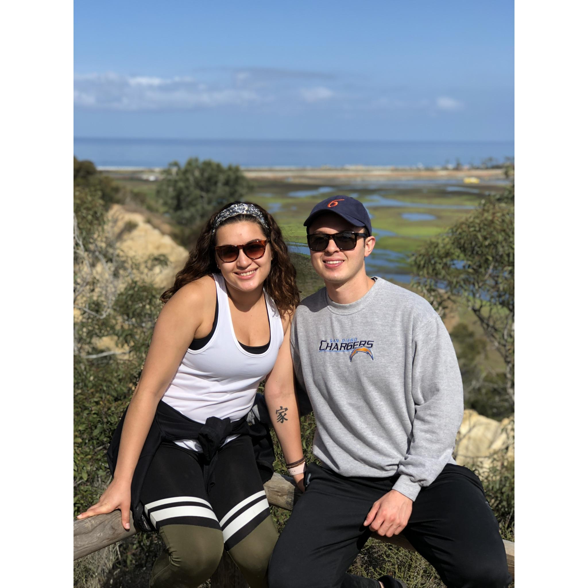 Morning hikes with a view.