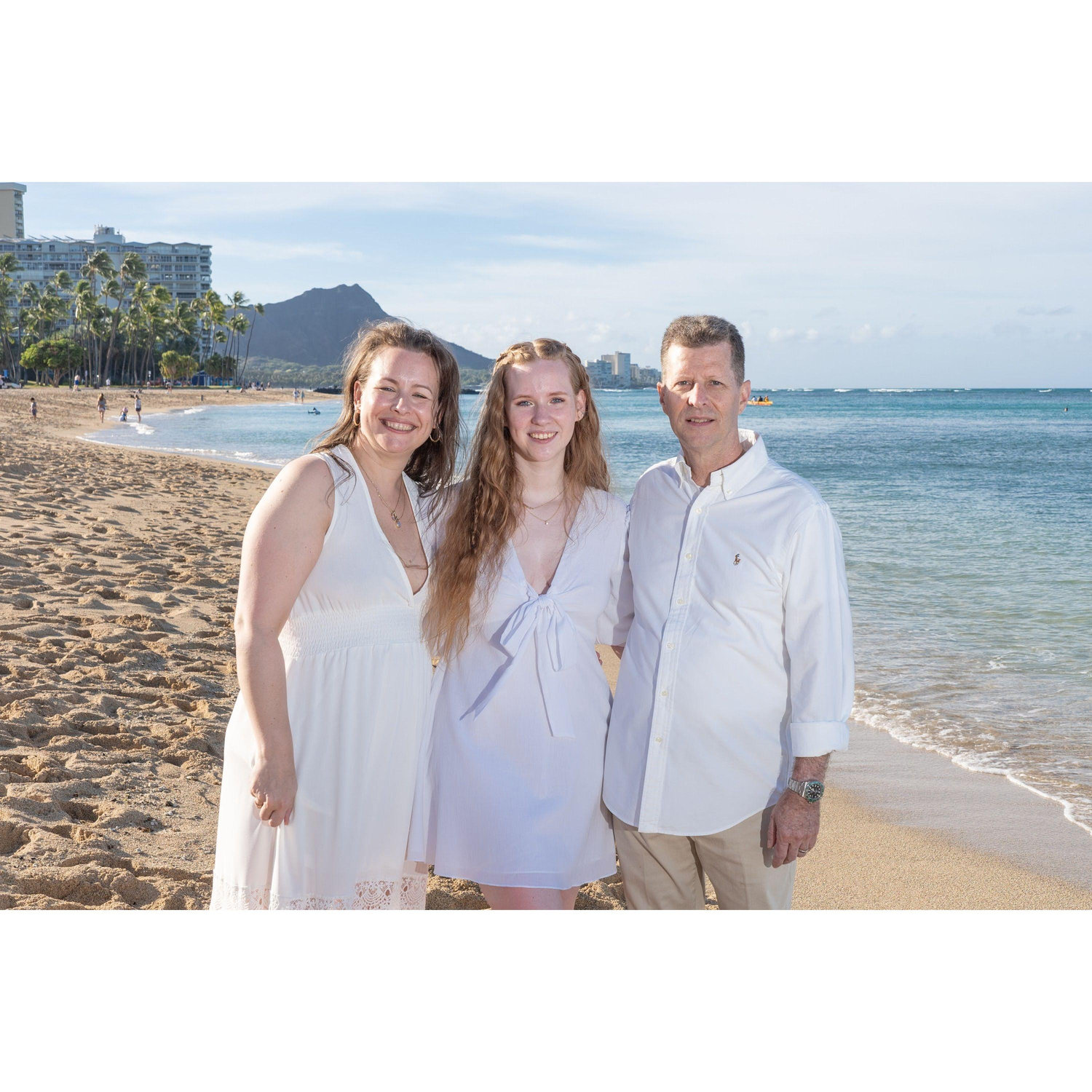 Katie with her parents