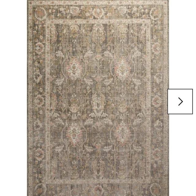 Chris Loves Julia x Loloi Rosemarie Oriental Sage/Blush/Off White Area Rug | Joss & Main