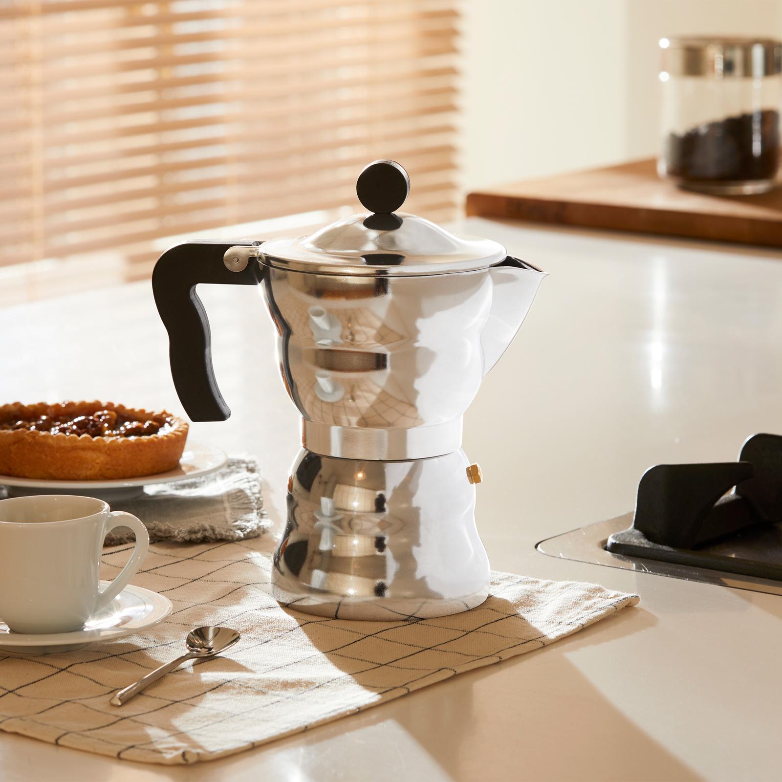 MandyのAlessi エスプレッソマシン ステンレス ALESSI, Alessandro Mendini Moka Espresso Coffee Maker | Zola