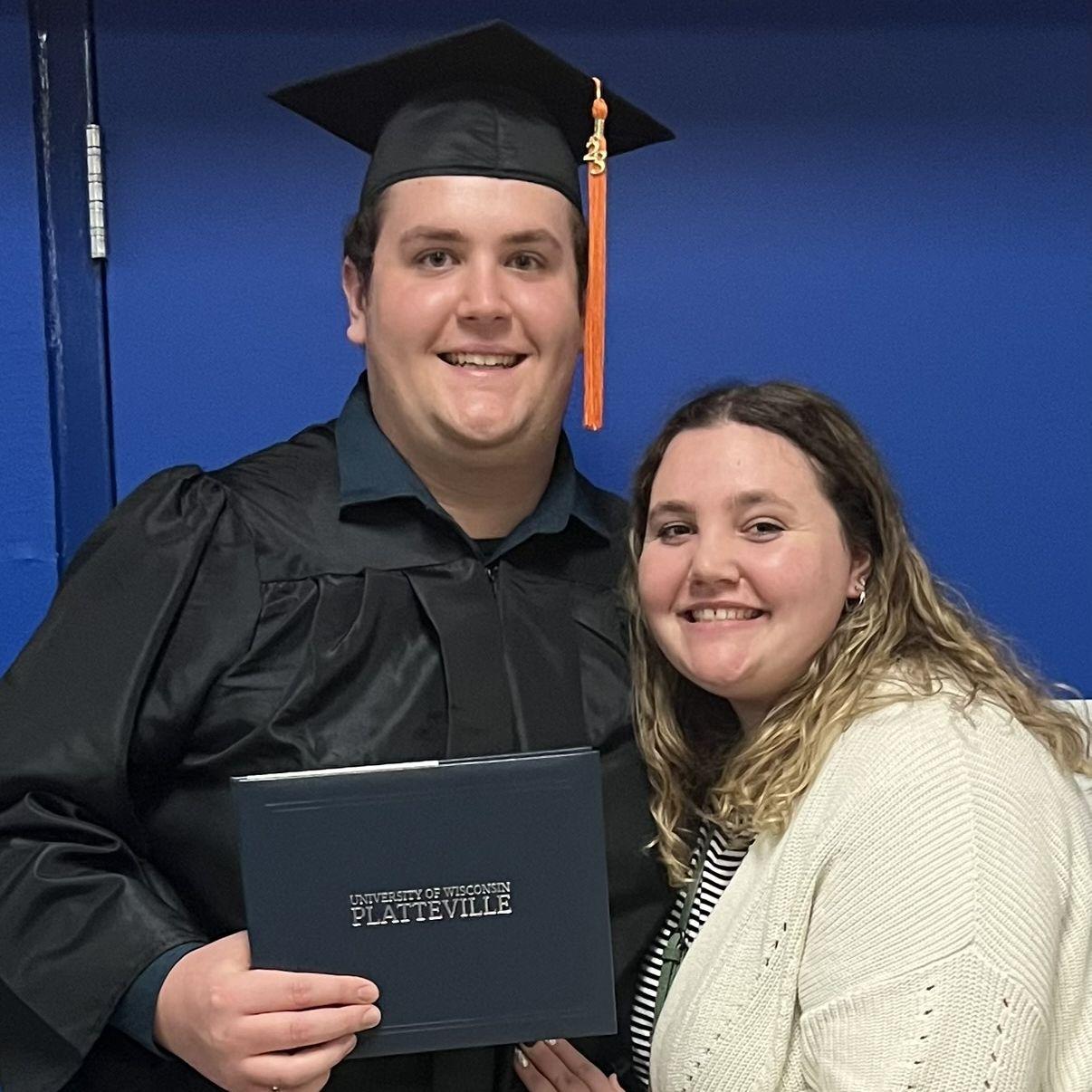 Chris's college graduation December 2023!