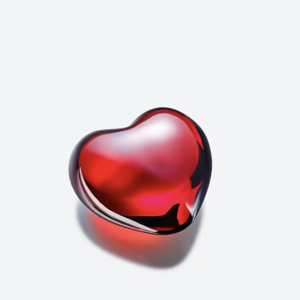 Amor Heart - Red