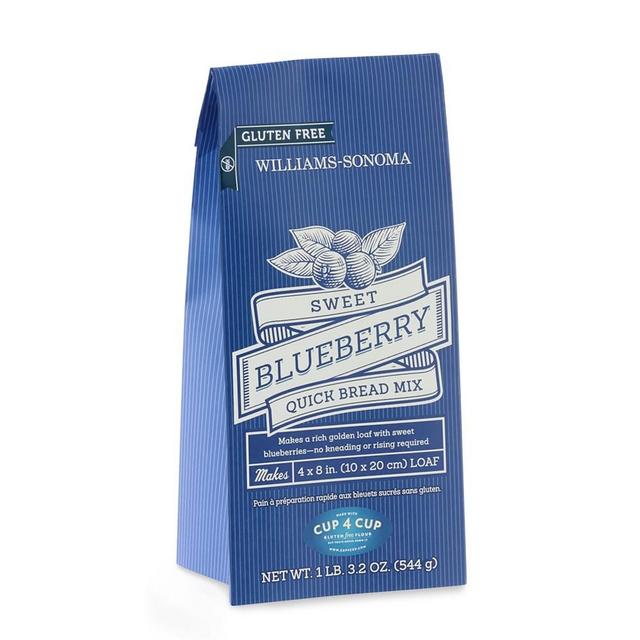 Williams Sonoma Gluten-Free Blueberry Quick Bread Mix, Set of 2