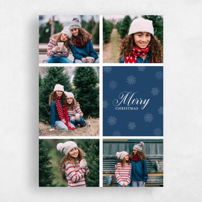 Navy, Blue Holiday Card - Linn
