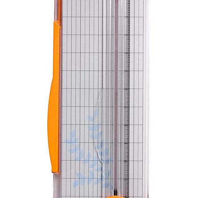 Fiskars SureCut Portable Paper Trimmer, 12 Inch Cut , Orange - 154450-1009