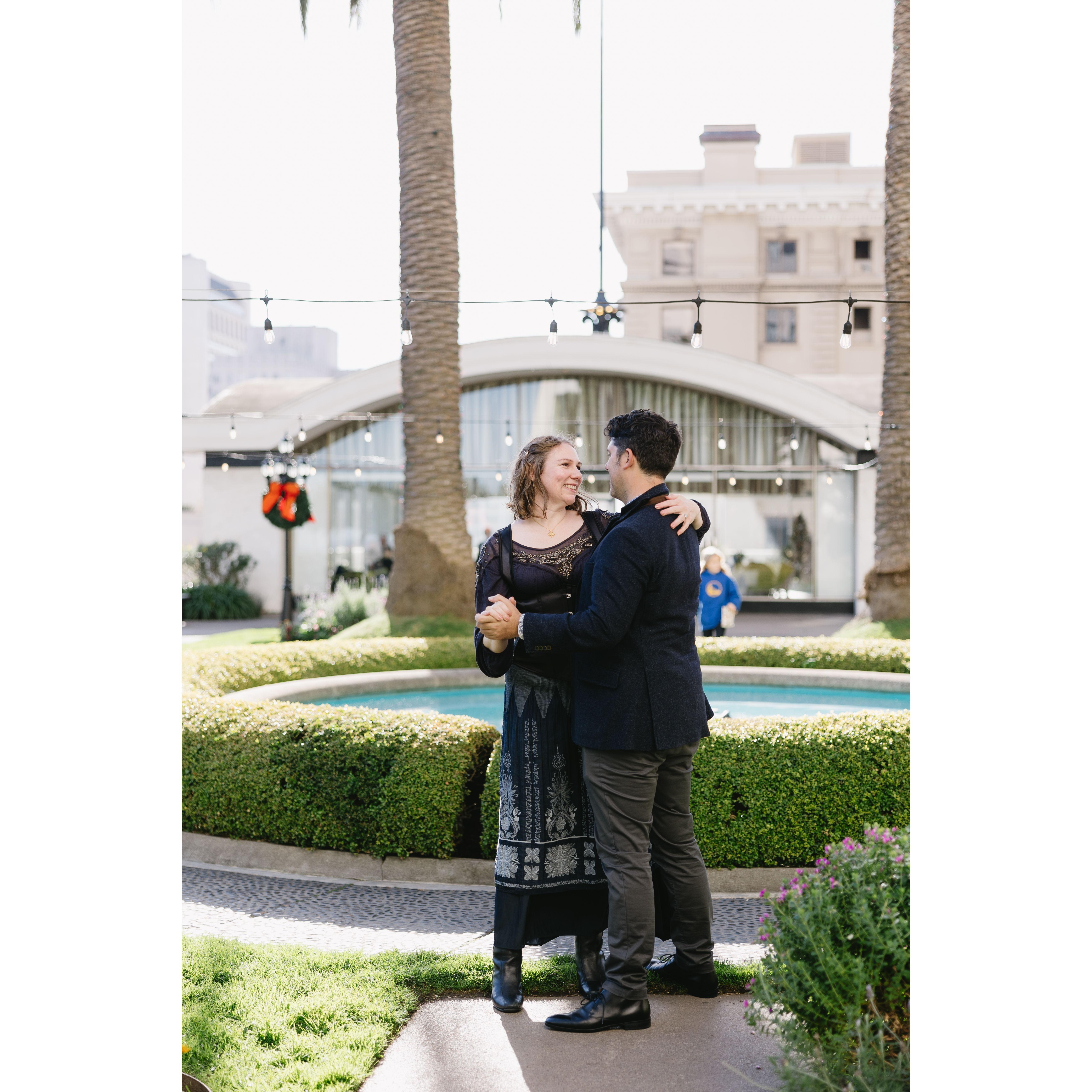 At the Fairmont San Francisco