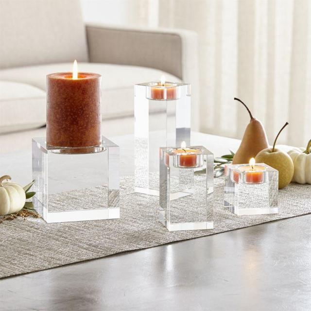 Oslo Crystal Big Candle Holder