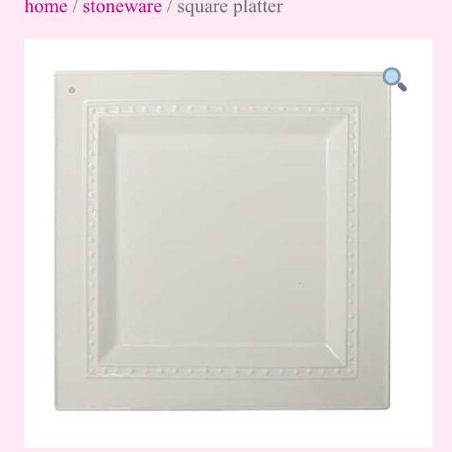 Nora Fleming square platter