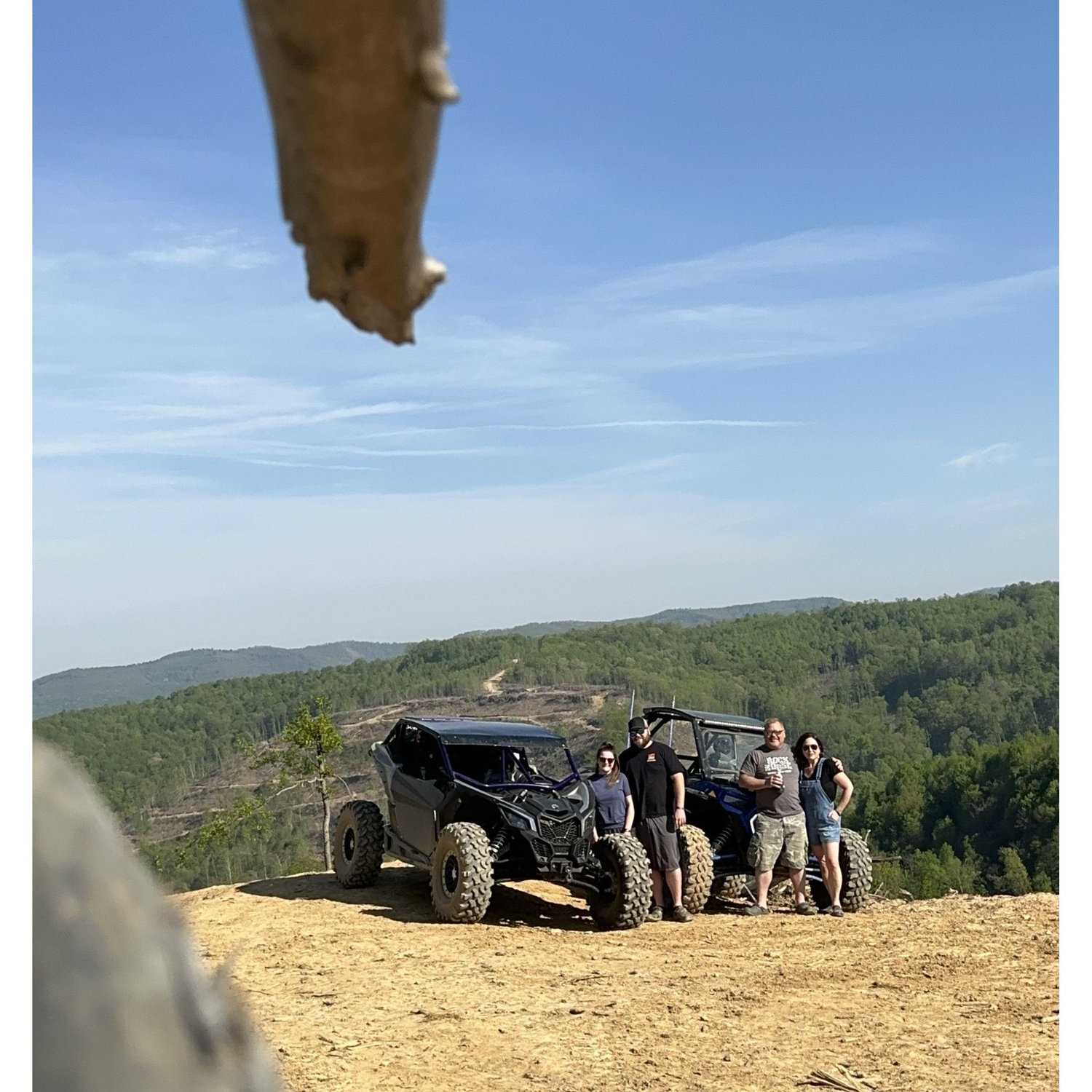 Riding in TN with Reece's parents