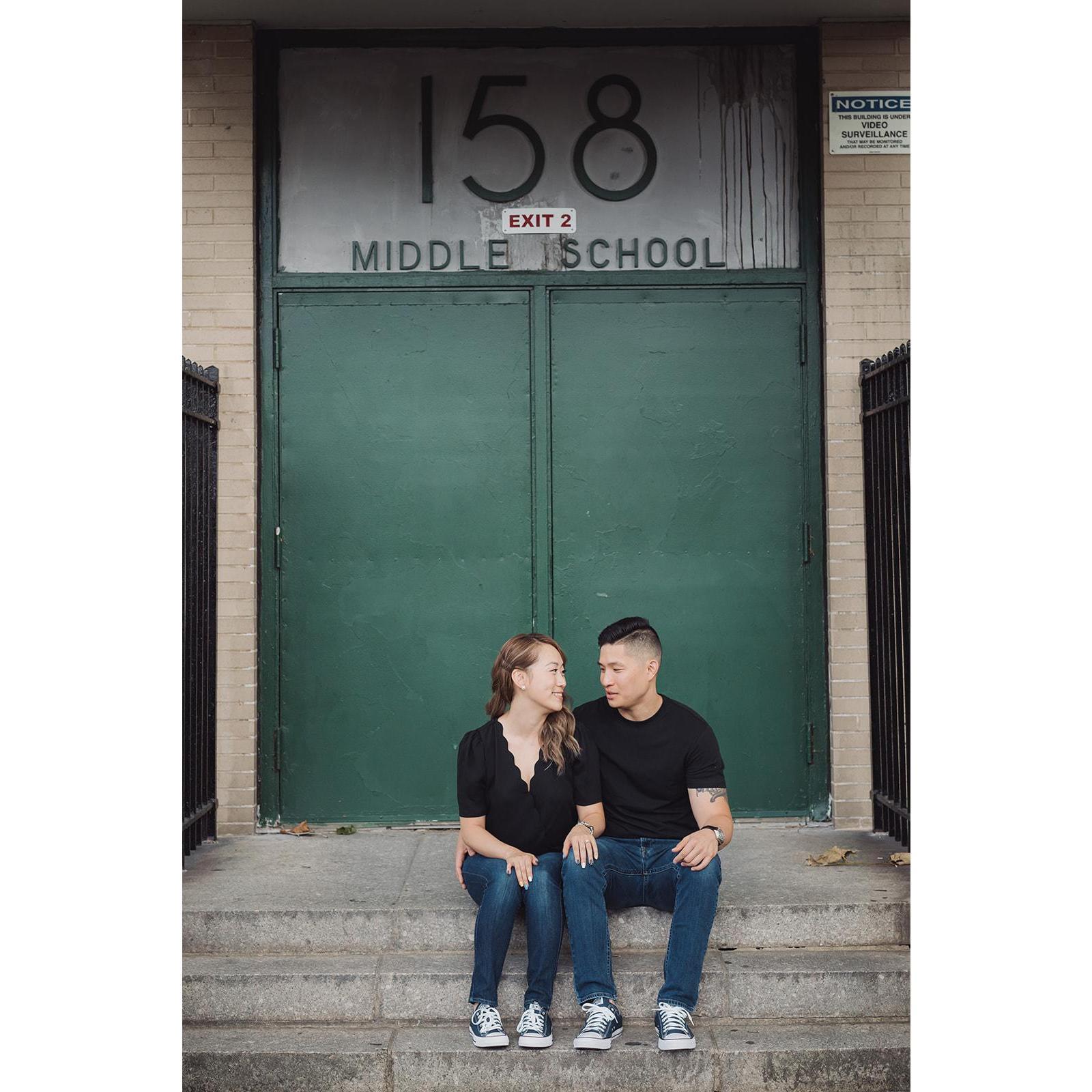 This is where our story begins-middle school buddies