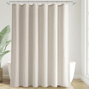 Linen Shower Curtain, Apricot