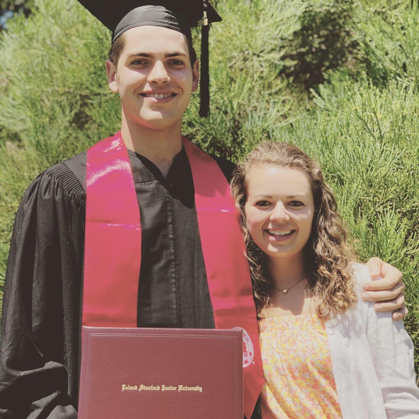 June 2019, Stanford, CA - Ryan's undergraduate graduation from Stanford.