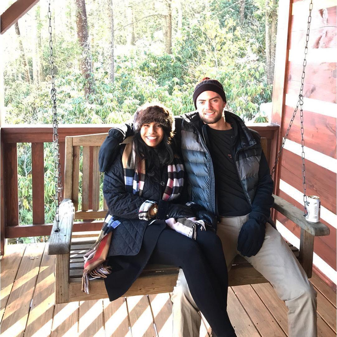 December 2017: First winter ski trip in Boone