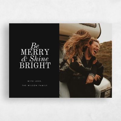 Black Holiday Card - Telluride Photo