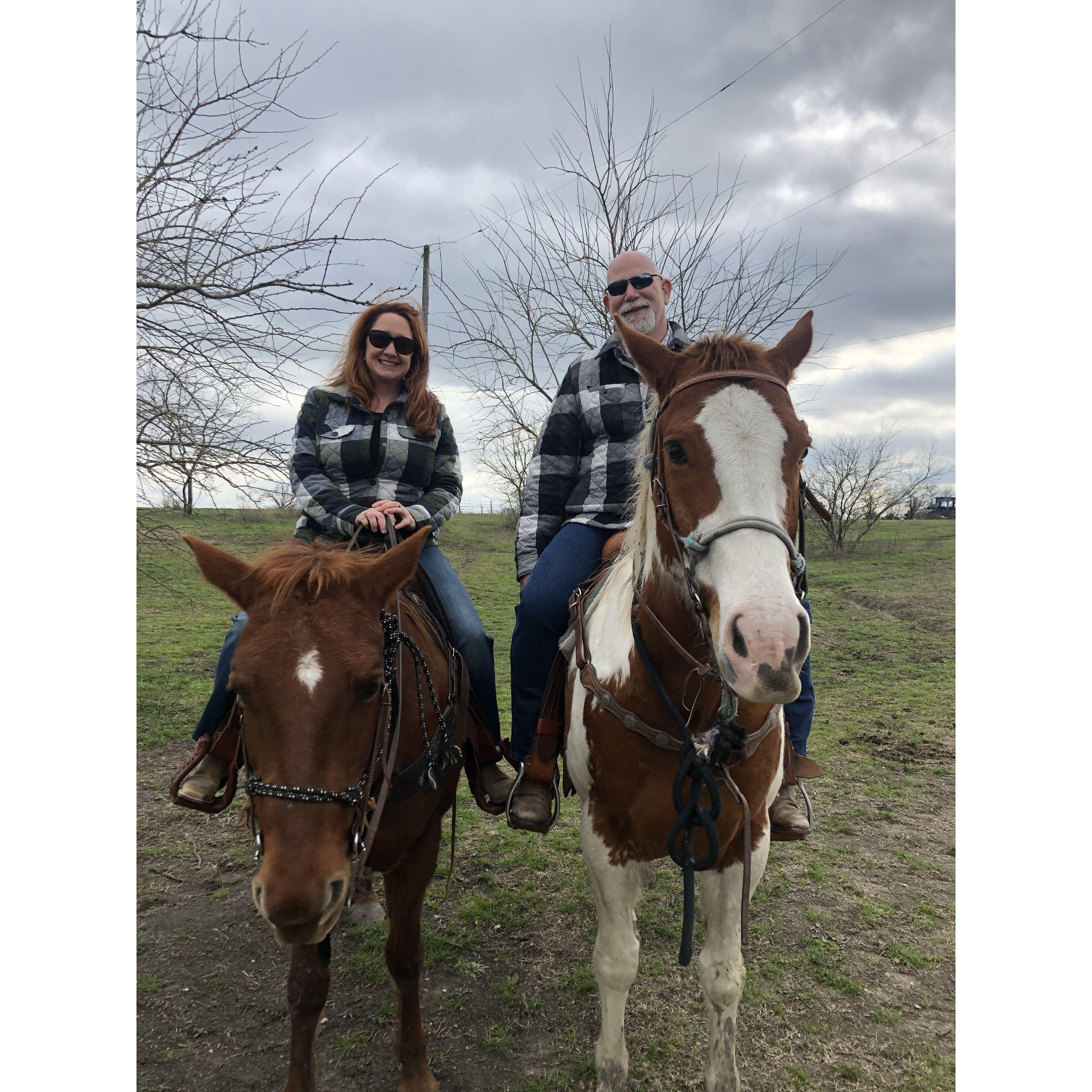 Valentines horseback riding