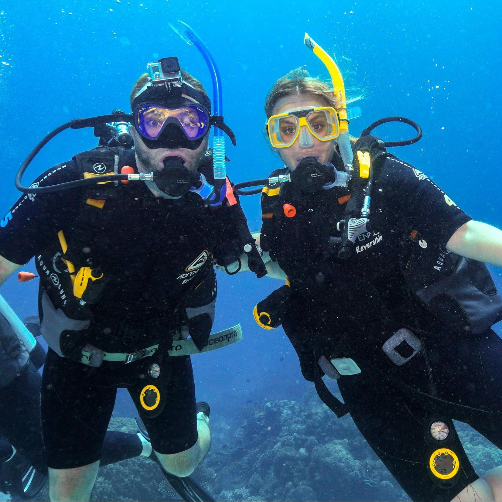 Scuba diving the Great Barrier Reef!