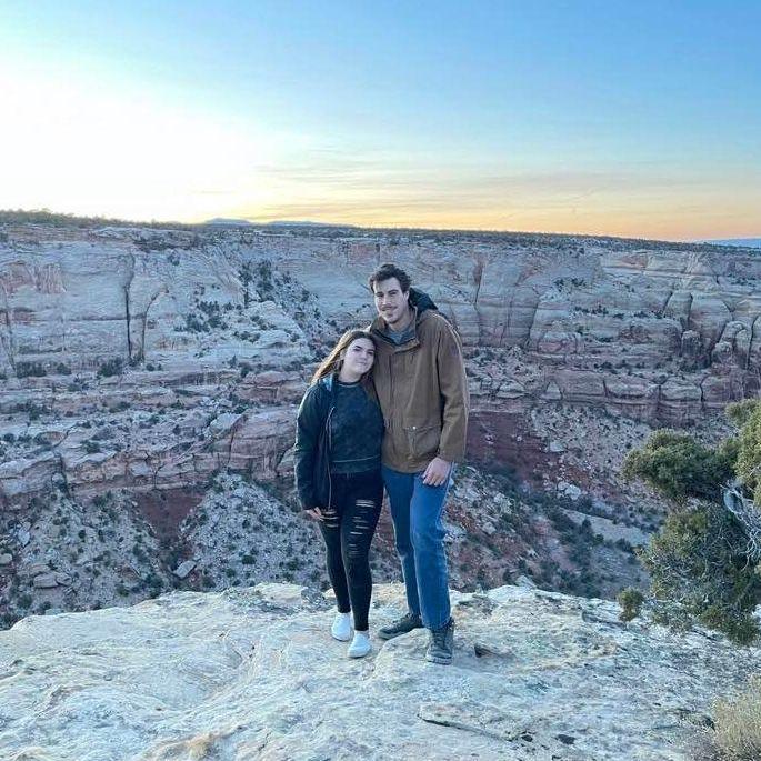 One of our first dates to the CO National Monument