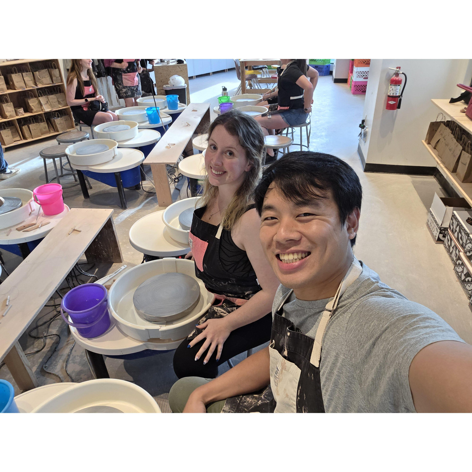 Throwing clay