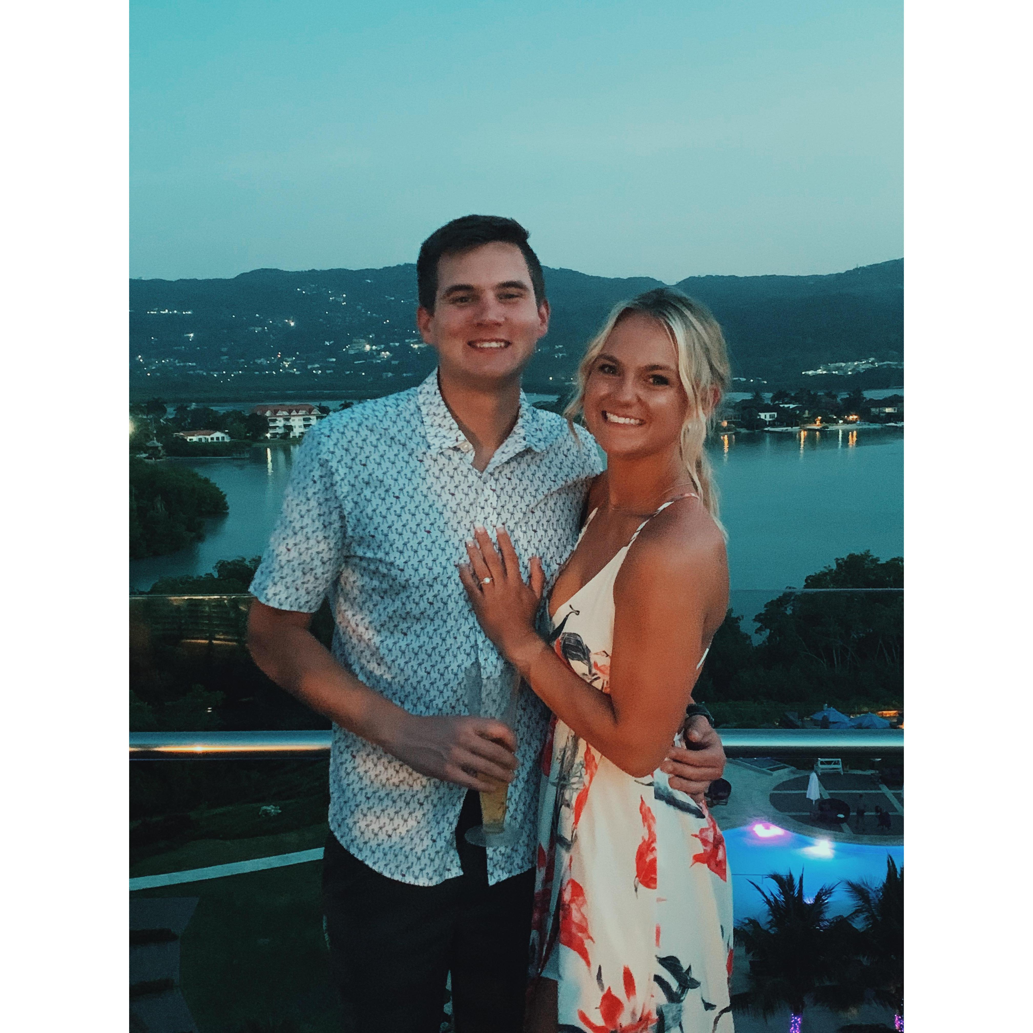 The day he proposed!